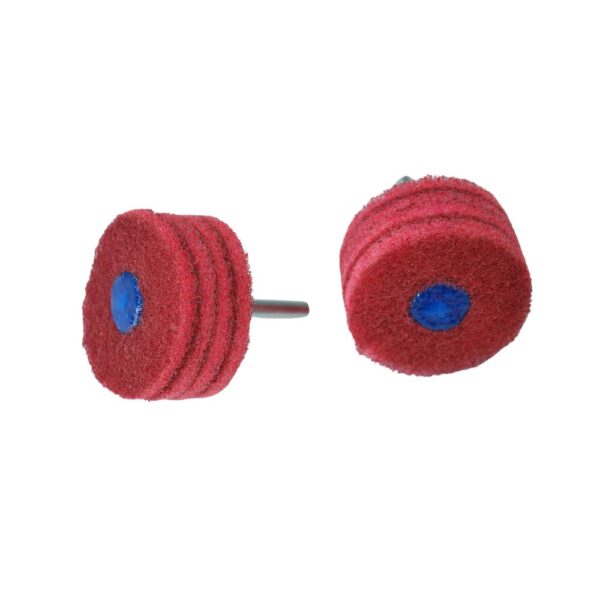 Kit com 10 unidades - Mini Roda de Manta Abrasiva  50 x 25 mm