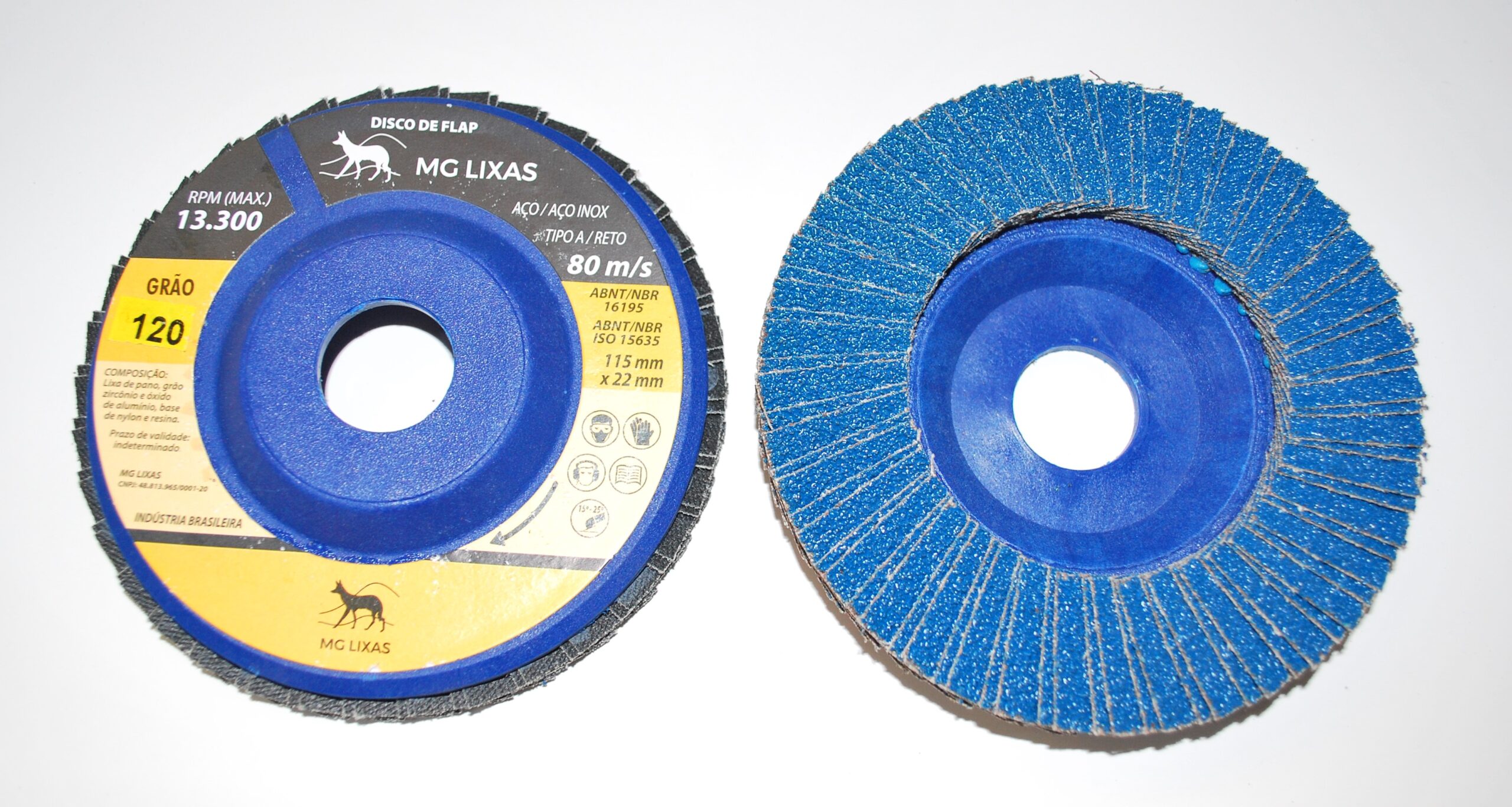 Disco Flap para Ferro e Madeira - 10 unidades - Imagem 2