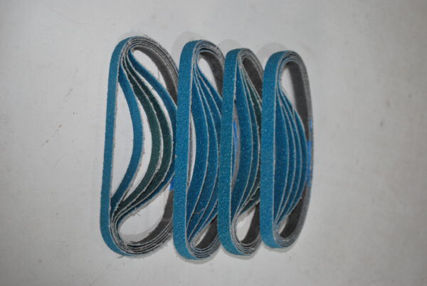 Kit com 10 unidades XZ677 estreitas (330 e 457mm) - Cinta de Lixa Zirconada para Cutelaria - Imagem 3